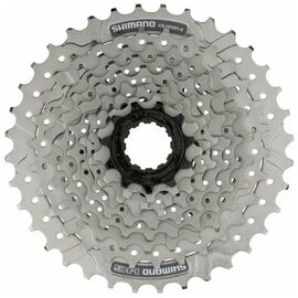 Кассета велосипедная SHIMANO ALIVIO, CS-HG201, 9x11-36, ECSHG2019136, Индонезия, серебристая, 2-720169, изображение  - НаВелосипеде.рф