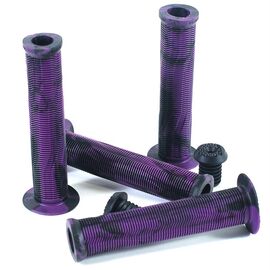 Ручки на велосипедный руль BMX COLONY Much Room Grips, 30х140мм, цвет фиолетово-черный, 03-002214, изображение  - НаВелосипеде.рф