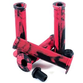 Ручки на велосипедный руль BMX COLONY Much Room Grips, 30х140мм, цвет черно-красные, 03-002215, изображение  - НаВелосипеде.рф