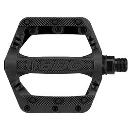 Педали велосипедные SDG Slater Pedals, 90x90 mm, черный, 00001DS, изображение  - НаВелосипеде.рф