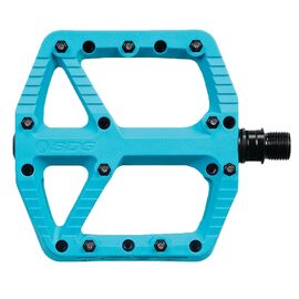 Педали велосипедные SDG Composite Turquoise, 110х105х17 мм, 9/16", 00033DS, изображение  - НаВелосипеде.рф