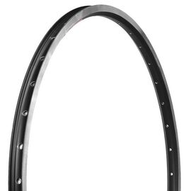 Обод велосипедный RAINBOW DH-18 double wall w/CNC, 26", 32H, с фрезер, черный, HQ-0006904, изображение  - НаВелосипеде.рф