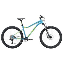 Горный велосипед Stark Tactic 27.5 HD, 2023, HQ-0009889, Вариант УТ-00345232: Рама: 18" (165-175 см), Цвет: синий/авокадо, изображение  - НаВелосипеде.рф
