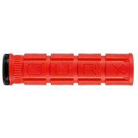 Ручки на руль Lizard Skins Oury V2 Lock-On Candy Red, D:32 мм, L:127 мм, OSLOOG50, изображение  - НаВелосипеде.рф