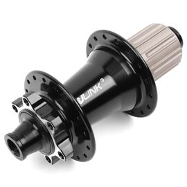 Втулка велосипедная задняя Vinca Sport, ID12*32H*14G*142 на пром. подшипниках, черная, GB 66R black 32H, изображение  - НаВелосипеде.рф