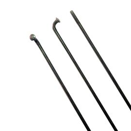 Спица велосипедная Pillar PSR J-bend, Black oxide, SSDPR00001400052880, Вариант УТ-00345432: Размер: 14 x 240 mm, изображение  - НаВелосипеде.рф