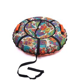 Тюбинг 80 см + камера, верх-оксфорд, низ-пвх, принт "Инди Кошки", упаковано в индивидуальную коробку, SA80IK, изображение  - НаВелосипеде.рф