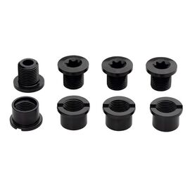 Бонки Easton, M8x8.5/Nut M8x6.5, алюминий, черный, 8022680, изображение  - НаВелосипеде.рф