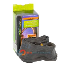 Камера Vinca Sport 10*2,0, авто-ниппель, TUBE 10 OEM, изображение  - НаВелосипеде.рф