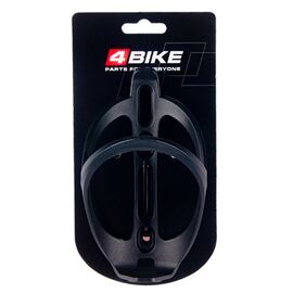 Флягодержатель велосипедный 4BIKE 045, пластик, чёрный, ARV000277, изображение  - НаВелосипеде.рф