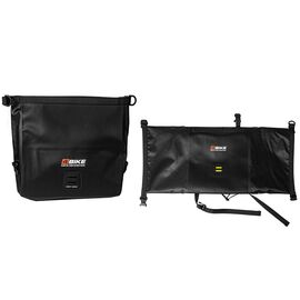 Велосумка 4BIKE Handlebar Set, на руль для байкпакинга, комплект 2 сумки, 100% влагозащита, черный, ARV000299, изображение  - НаВелосипеде.рф
