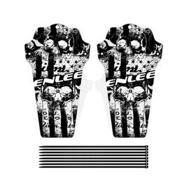 Крыло Enlee BF-50 Skull, переднее, черный, ARV000251, изображение  - НаВелосипеде.рф