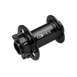 Втулка Bitex для MTB, передняя, под сквозную ось 15 мм, ширина 100 мм, MTF1520-32H-15-100BK, изображение  - НаВелосипеде.рф