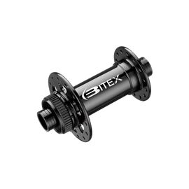 Втулка Bitex для GRAVEL, передняя, под ось 15x100 мм, 32 спицы, CenterLock, BX106F32H-15-100BK, изображение  - НаВелосипеде.рф