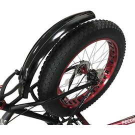 Крыло заднее FAT BIKE для Фэтбайка, материал пластик, крепление за подседельный штырь, RearFender_Gloss, изображение  - НаВелосипеде.рф