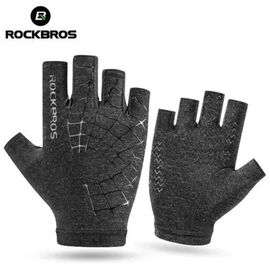 Велоперчатки ROCKBROS Ice Silk, полиэстер, серый, RB_S202GRS, изображение  - НаВелосипеде.рф