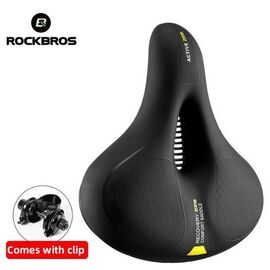 Велоседло ROCKBROS, комфортное с прорезью, черный, RB_AQ-6090R, изображение  - НаВелосипеде.рф