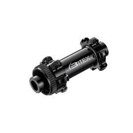 Втулка Bitex для GRAVEL, передняя, под ось 15x100 мм, 24 спицы, CenterLock, черная, BX312F24H-12-100BK, изображение  - НаВелосипеде.рф