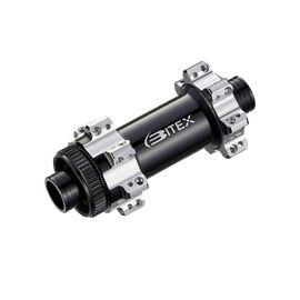 Втулка Bitex, для MTB BOOST, передняя, под ось 15x110 мм, 28 спиц, CenterLock, черный, BX405F28H-15-110BK, изображение  - НаВелосипеде.рф