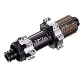 Втулка Bitex, для MTB BOOST, задняя, под ось 12x148мм 28 спиц, CenterLock, черный, BX405R28H-12-148STBK_ShST, изображение  - НаВелосипеде.рф