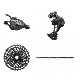 Группсэт SRAM XX1 Eagle Kit 1x12-speed, Trigger Shifter, кассета XG-1295 10-52 t ,цвет чёрный, SRAMXX1Eaglekit, изображение  - НаВелосипеде.рф