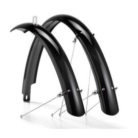 Крылья SunnyWheel FE-115FR, полноразмерные подходят для велосипедов 27,5'', ширина крыла 65 мм, переднее, FE-115FR-27,5, изображение  - НаВелосипеде.рф