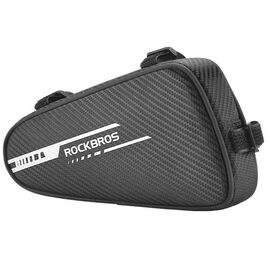 Велосумка ROCKBROS, под раму, 1.2L, 260x150 мм, жесткая конструкция, черный, RB_B75, изображение  - НаВелосипеде.рф