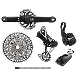 Группсэт SRAM XX Eagle AXS, T-Type, D1, Powermeter Crankset, 32t, 175 мм, 00.7918.167.003, изображение  - НаВелосипеде.рф