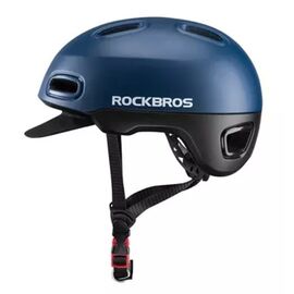 Велошлем ROCKBROS Breton, городской, синий, RB_WT-09BL, изображение  - НаВелосипеде.рф