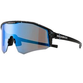Очки велосипедные ROCKBROS 14130001001, линзы с поляризацией голубые, оправа черная, RB_14130001001, изображение  - НаВелосипеде.рф