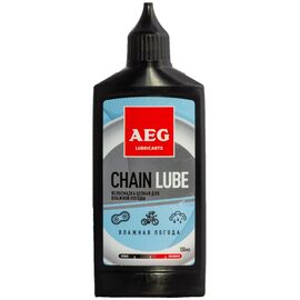 Смазка для цепи велосипеда AEG "Влажная погода", 100 мл, 33181, изображение  - НаВелосипеде.рф