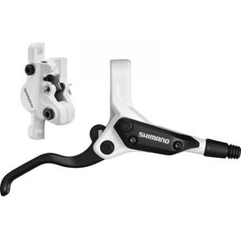 Тормоз дисковый для велосипеда Shimano M395 лев/пер, пластиков колодки, 1000мм, AM395MFURX100, изображение  - НаВелосипеде.рф