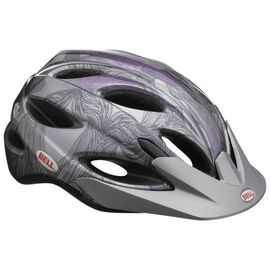 Велошлем женский Bell STRUT titanium/purple dunes, BE2038375, Вариант УТ-00001037: Размер: U (50-57 см), изображение  - НаВелосипеде.рф