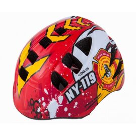 Велошлем детский Vinca Sport VSH 8 fireman, "пожарник", красный, Вариант УТ-00003924: Размер: M (52-56 см), изображение  - НаВелосипеде.рф