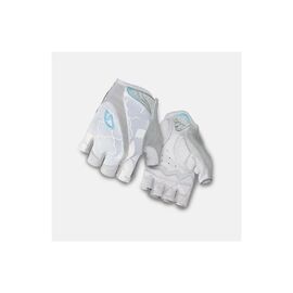 Велоперчатки женские GIRO TESSA, короткие пальцы, white/milky blue, GIG7043566, Вариант УТ-00003786: Размер: S, изображение  - НаВелосипеде.рф