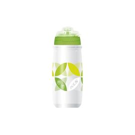 Фляга KELLYS ATACAMA, 0.65л, белый/зелёный, с крышкой, Bottle ATACAMA Green 0,55l, изображение  - НаВелосипеде.рф