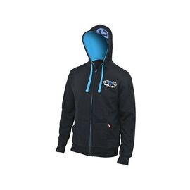 Толстовка мужская KELLYS Basic, хлопок/полиэстер, чёрно-синяя, XL, Men's Basic Hoodie black blue XL, изображение  - НаВелосипеде.рф
