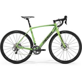 Циклокроссовый велосипед Merida CycloСross 700 2017, Вариант УТ-00037445: Рама: L 56 (Рост: 175 - 180 cm), Цвет: зелено-черный  , изображение  - НаВелосипеде.рф