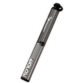Насос велосипедный Moon Aiolos Gauge PRO-HP, ручной, 160 PSI / 11 BAR, 215mm, 115g, алюминий, серый, WP_AIOLOS_PRO_GAU, изображение  - НаВелосипеде.рф