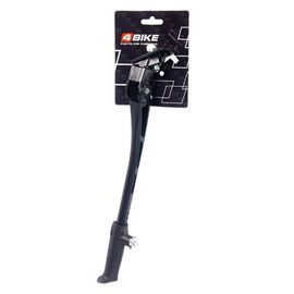 Подножка телескопическая 4Bike CD-117, алюминий, для 24-29”, цвет: черный. Крепление одним болтом под каретку, ARV000154, изображение  - НаВелосипеде.рф