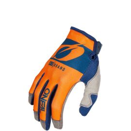 Велоперчатки O'NEAL MAYHEM V.23 BLUE/ORANGE S S/8, M030-668, изображение  - НаВелосипеде.рф