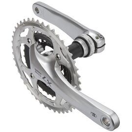 Система шатунов Shimano Deore, LX FC-T661, 44x32x22T, 175мм, Hollowtech2, с кареткой, серебристые, 580096, изображение  - НаВелосипеде.рф