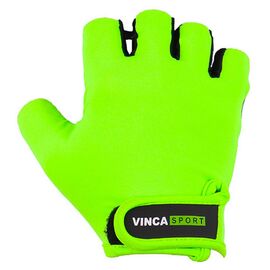 Велоперчатки VINCA SPORT, детские, lime, VG 985 lime, Вариант УТ-00347044: Размер: 4XS, изображение  - НаВелосипеде.рф