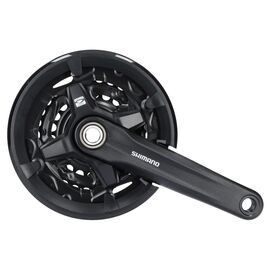 Система велосипедная SHIMANO ALTUS, MT210, 3х9 скоростей, 170 мм, квадрат, 40/30/22, с защитой, 2-720270, изображение  - НаВелосипеде.рф