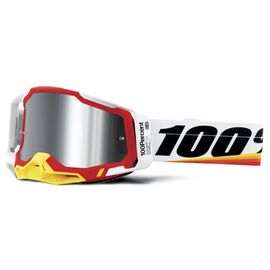 Веломаска 100% Racecraft 2 Goggle Arsham Red / Mirror Silver Lens, 50010-00016, изображение  - НаВелосипеде.рф