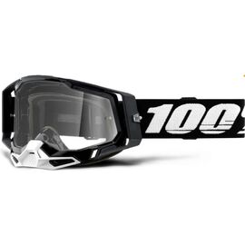 Веломаска 100% Racecraft 2 Goggle Black / Clear Lens, 50009-00001, изображение  - НаВелосипеде.рф