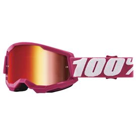 Веломаска 100% Strata 2 Goggle Fletcher / Mirror Red Lens, 50421-251-06, изображение  - НаВелосипеде.рф
