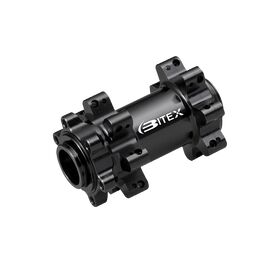 Втулка Bitex, для MTB, передняя, под эксцентриковый зажим M9, ширина 100мм, 32 спицы, 6 болтов, BX401F32H-M9-100BK, изображение  - НаВелосипеде.рф