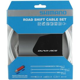 Оплетка переключения SHIMANO, shift cable set, polymer, black, incl. outer casing, RA100037, изображение  - НаВелосипеде.рф