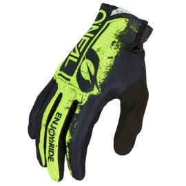 Велоперчатки O'Neal MATRIX Glove SHOCKER V.23, black/neon yellow, 0391-179, изображение  - НаВелосипеде.рф